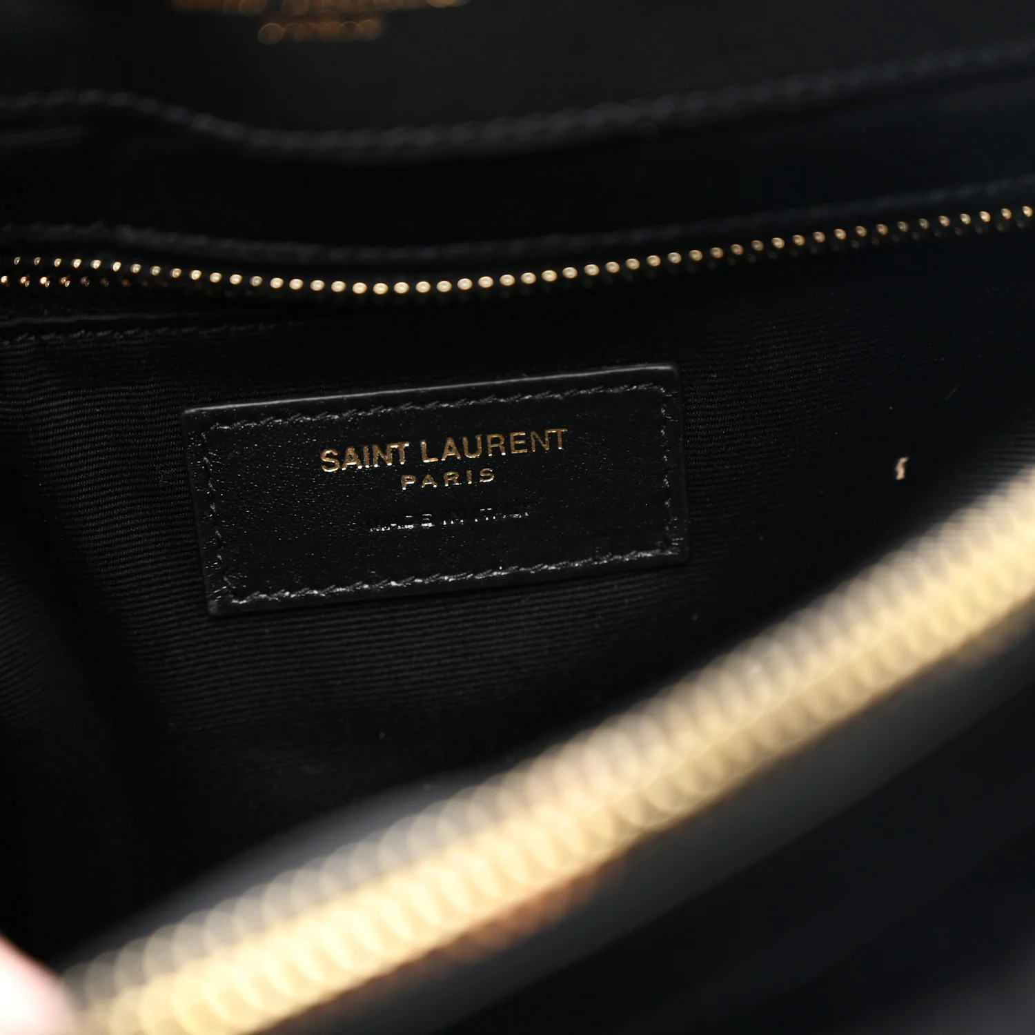 Shearling Y Quilted Monogram Medium Loulou Chain Satchel Black - Top Club