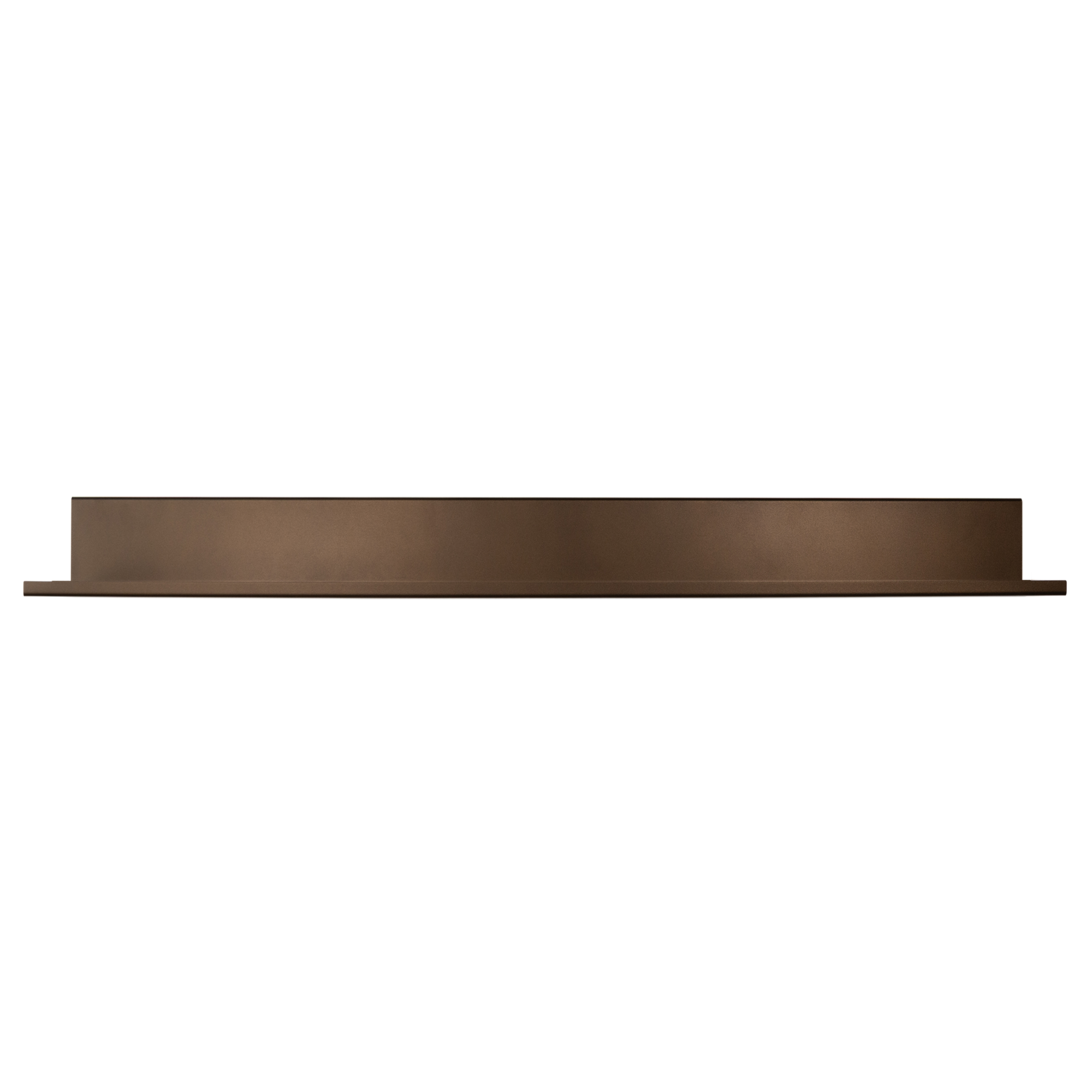 Wandplank 100x15 cm anodic bruin