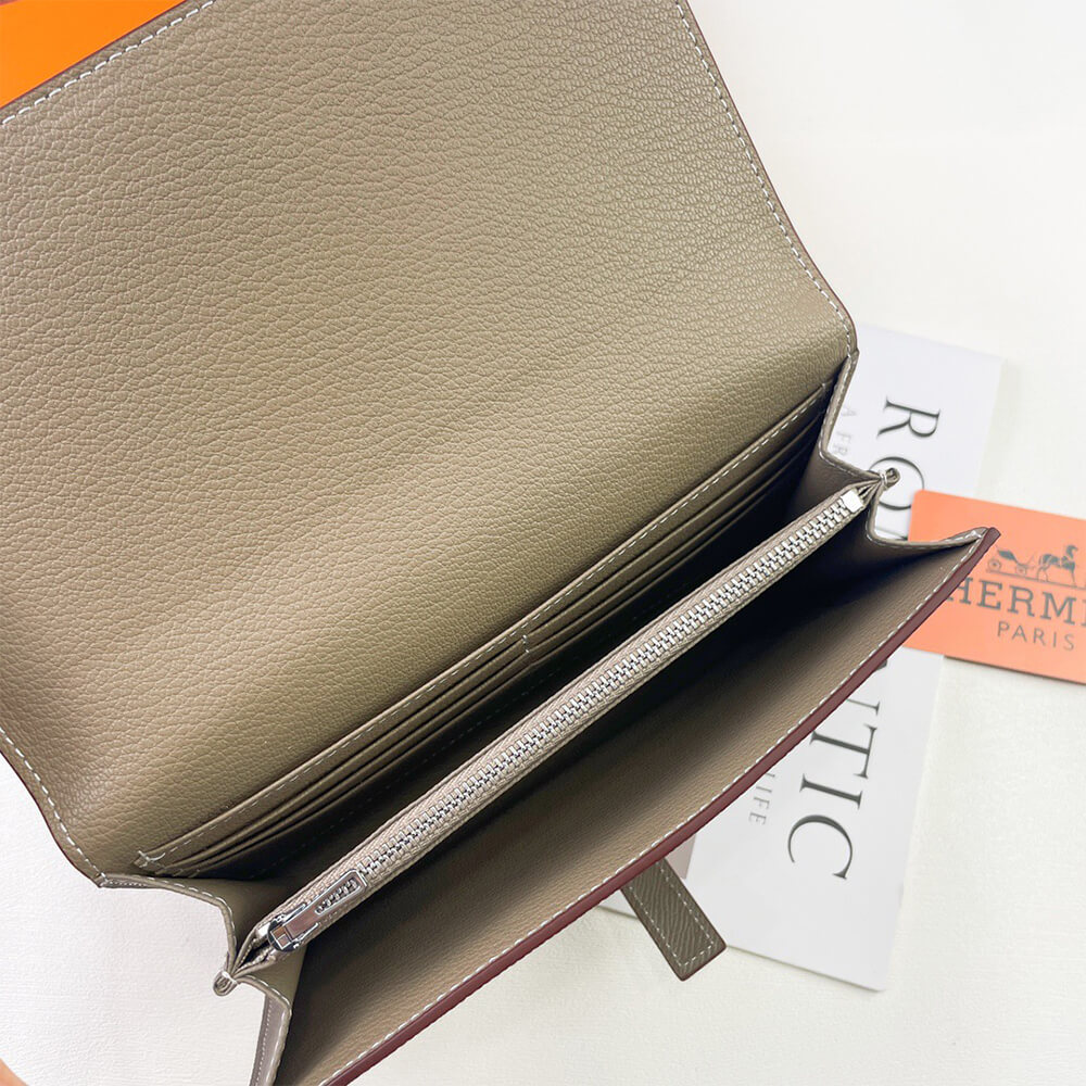 HERMES New H Passant Toutenmain wallet(HIGH-END GRADE) - Top Club