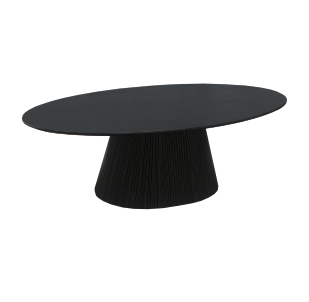 Salontafel Rome Zwart ovaal