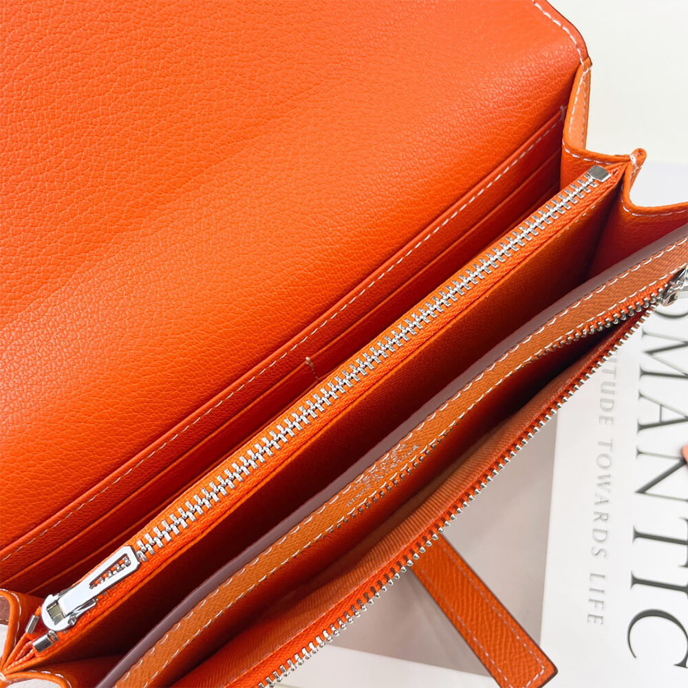 HERMES New H Passant Toutenmain wallet(HIGH-END GRADE) - Top Club