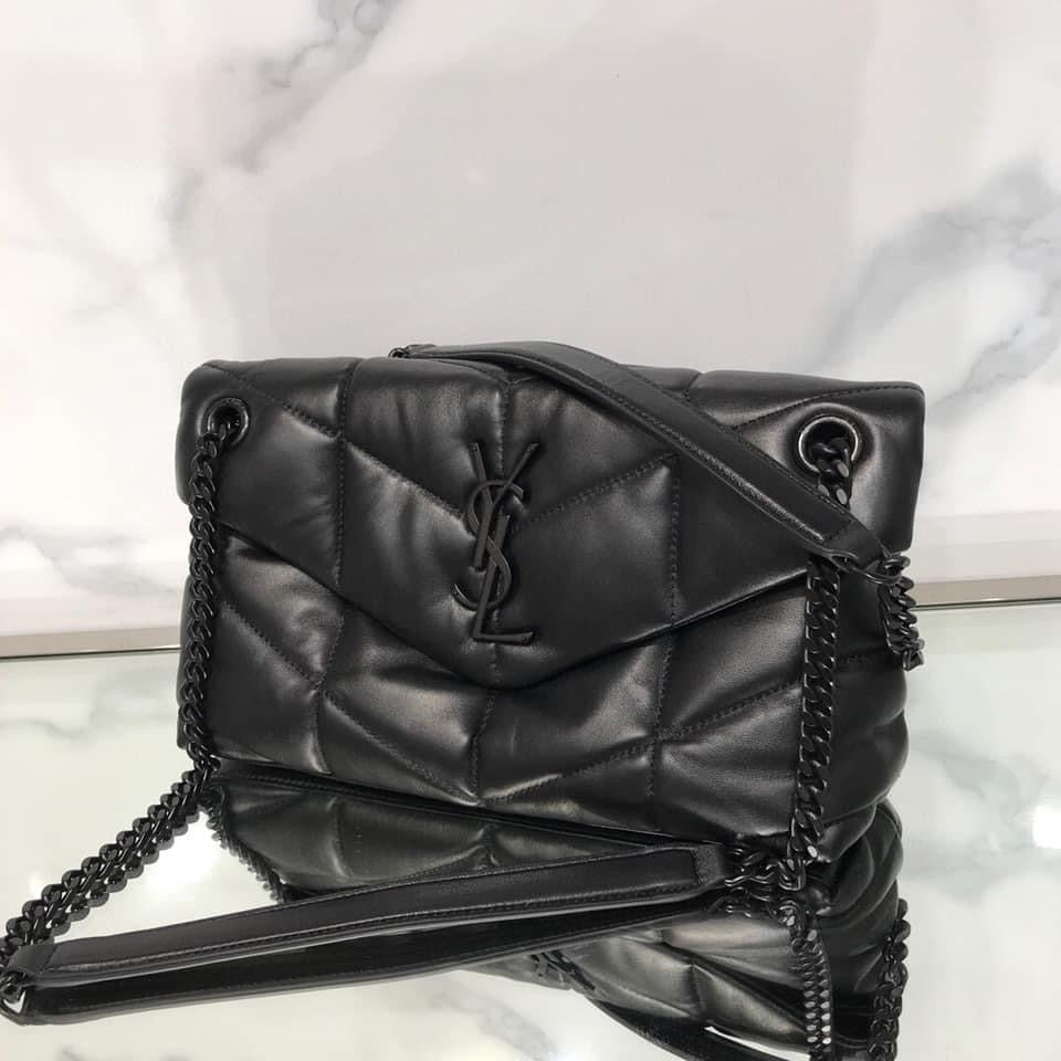 Y PUFFER MEDIUM BAG IN QUILTED LAMBSKIN - Top Club