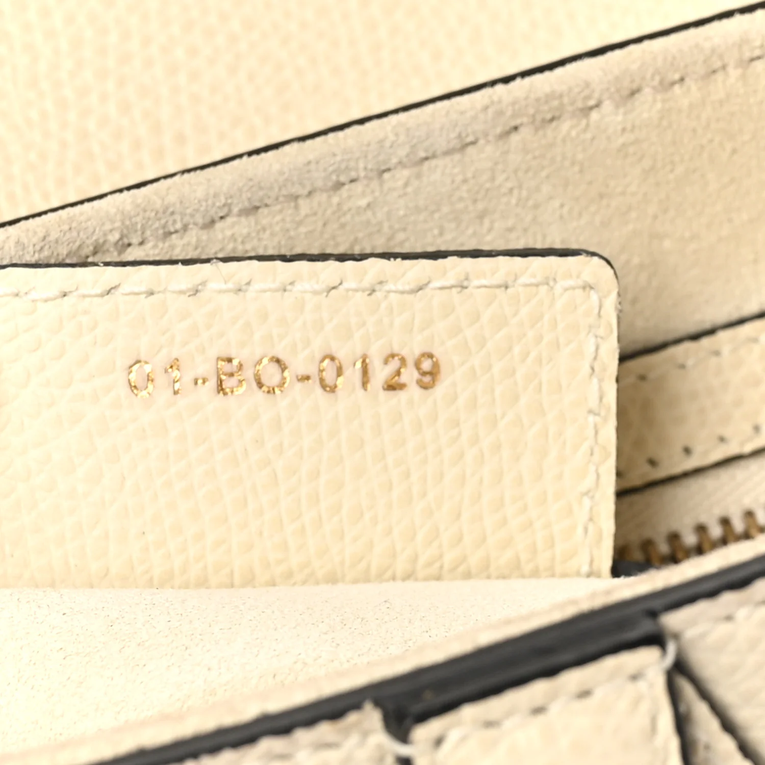 Grained Calfskin Saddle Bag White - Top Club