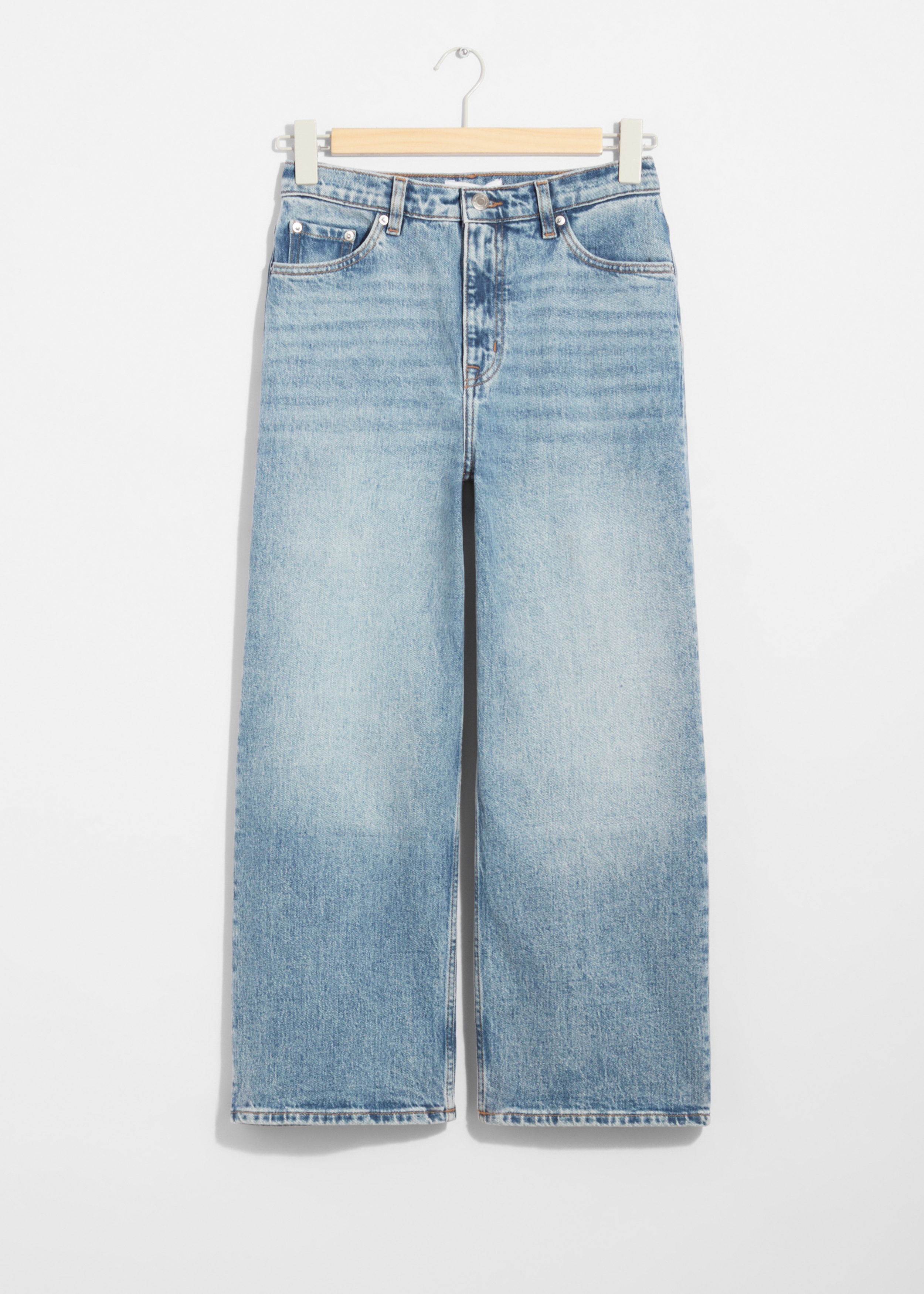 & Other Stories CROPPED WIDE-LEG JEANS