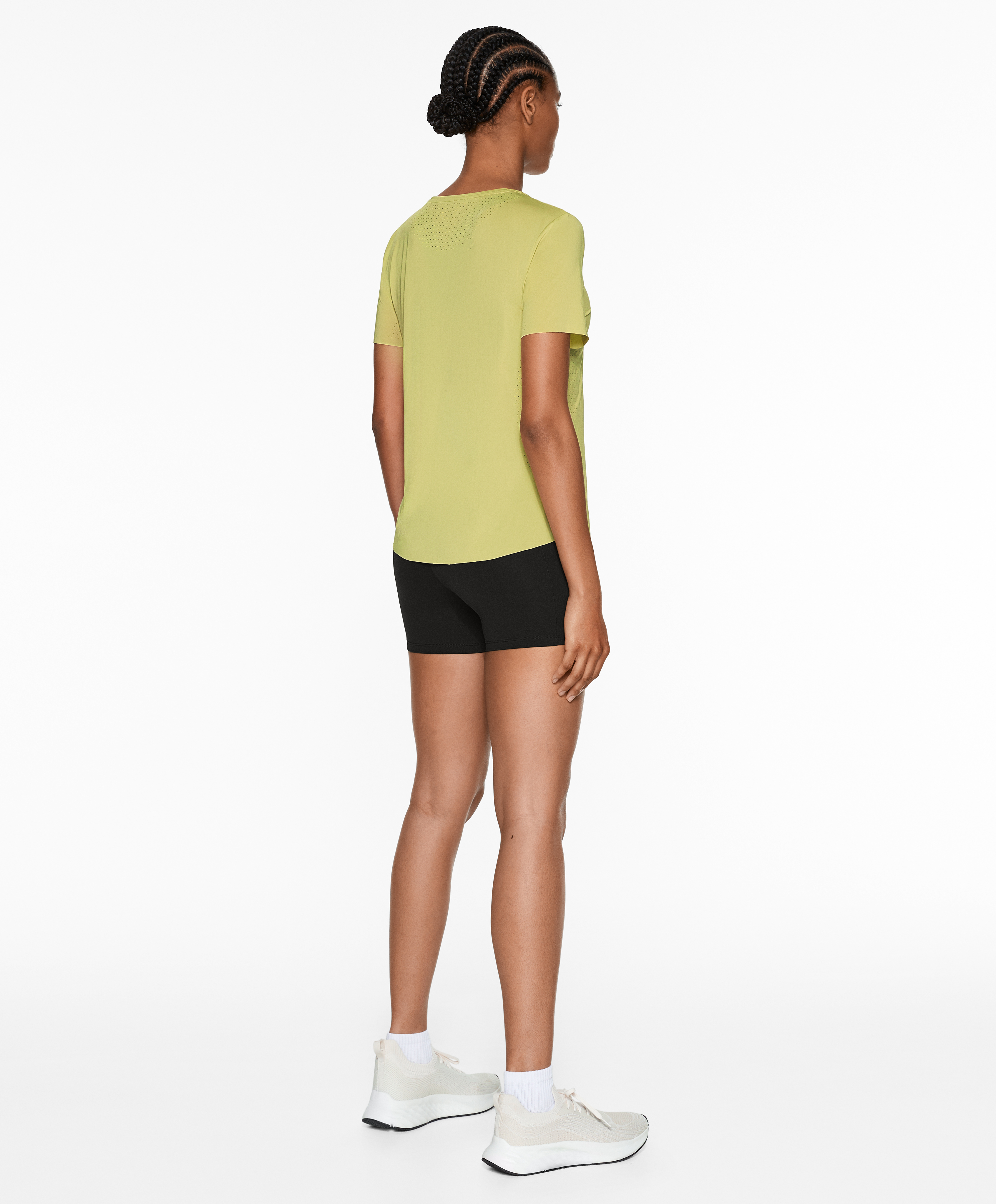 OYSHO Fitted short-sleeved technical T-shirt