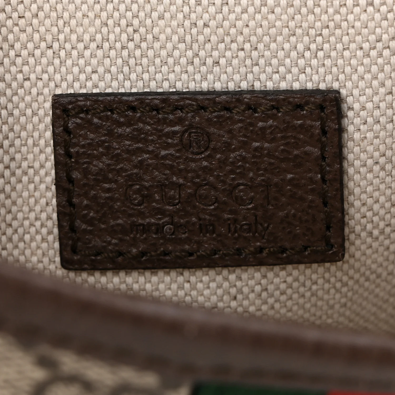 GG Supreme Monogram Web Small Ophidia Belt Bag Brown - Top Club