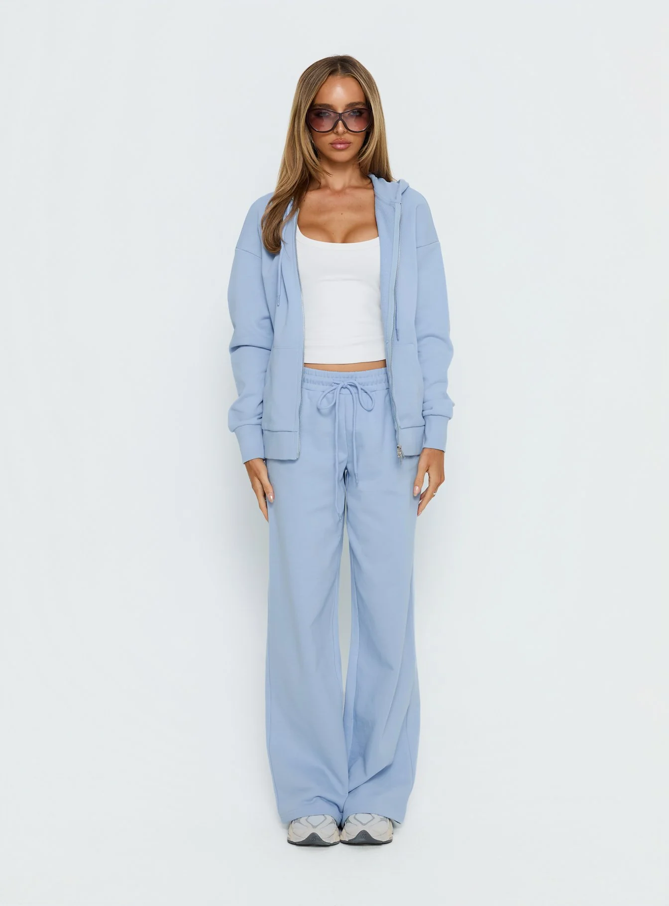 All Day Straight Leg Sweatpants Icy Blue