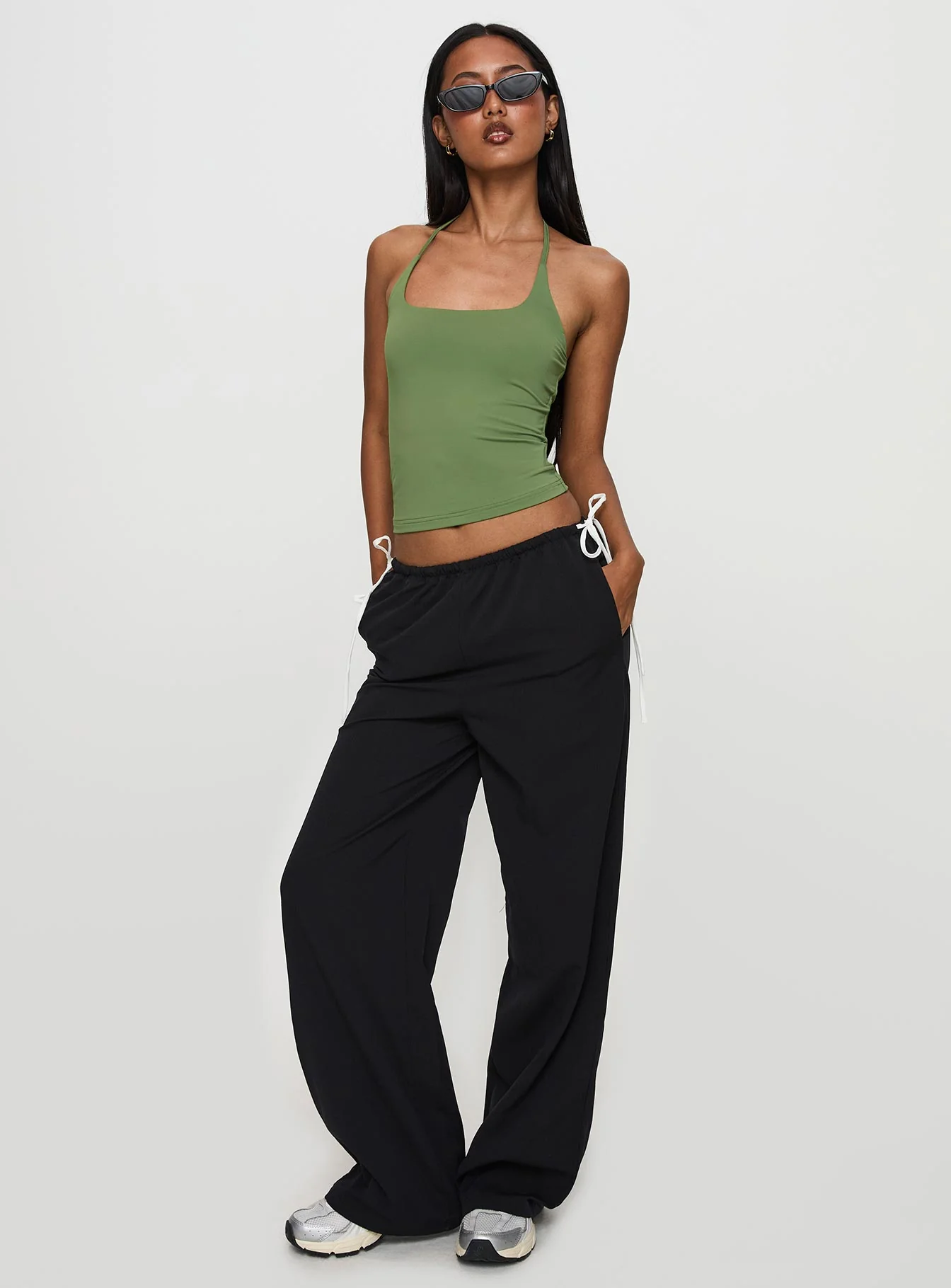 Ezekiel Nylon Top Green