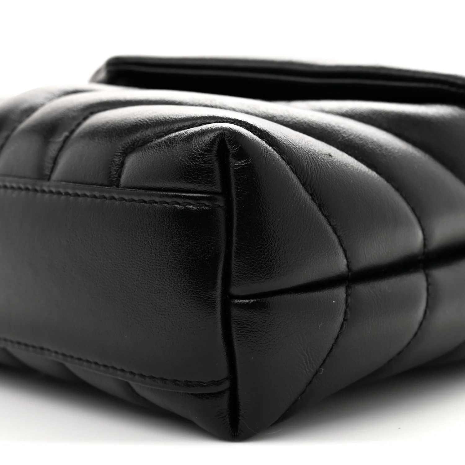 Calfskin Y Quilted Monogram Toy Loulou Crossbody Bag Black - Top Club