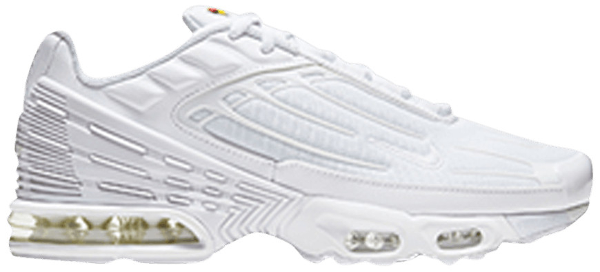 Air Max Plus 3  Triple White  CW1417-100 - Sneaker Replica Workshop