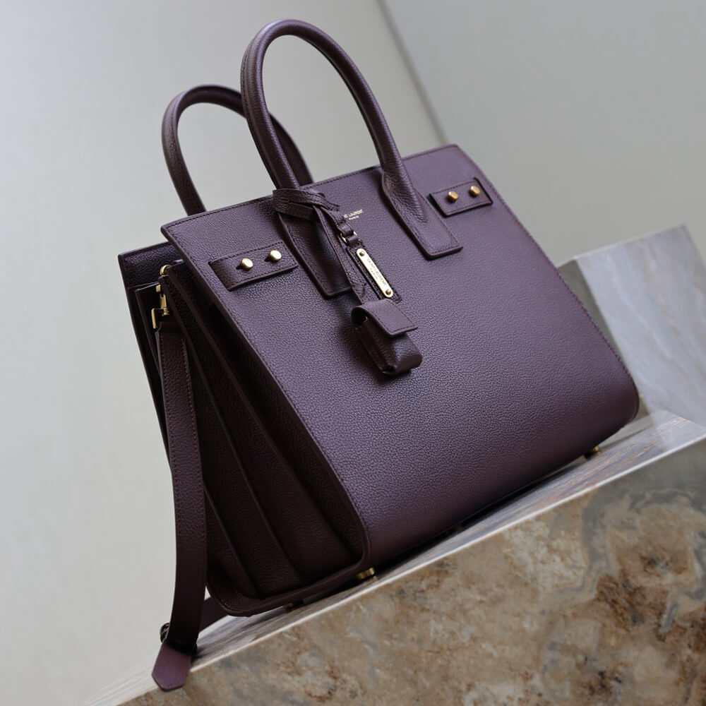 YSL SAC DE JOUR IN SUPPLE GRAINED LEATHER   SMALL(HIGH-END GRADE) - Top Club