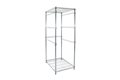 slide 9 of 10, zoom in, angled view of an empty saferacks bin storage rack.