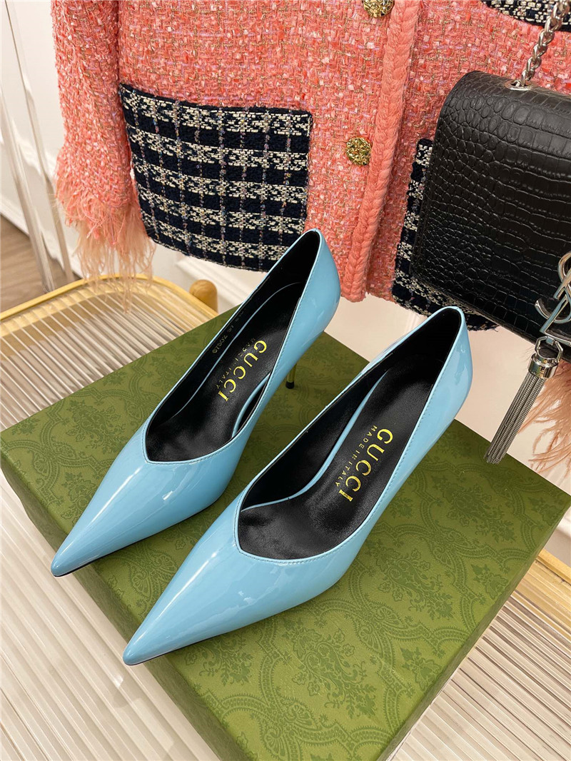 gucci metal heel pointed high heels - Sneaker Replica Workshop