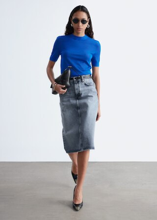 & Other Stories FINE-KNIT T-SHIRT