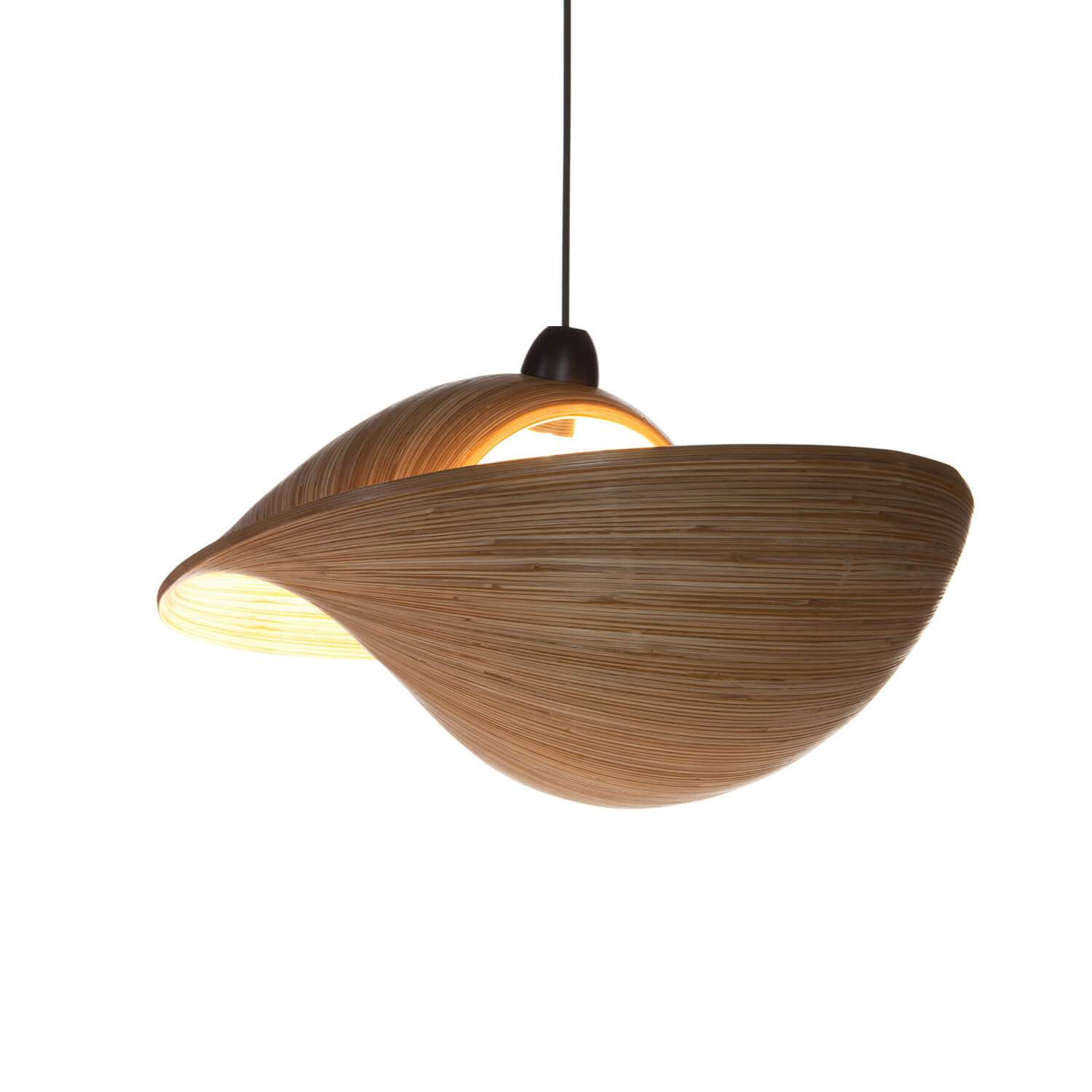 Hanglamp Shell bamboo 60 cm