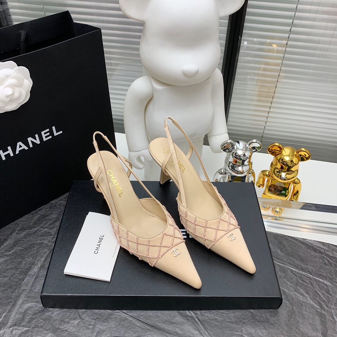 CHANEL SLINGBACK 6 6.5CM - Sneaker Replica Workshop