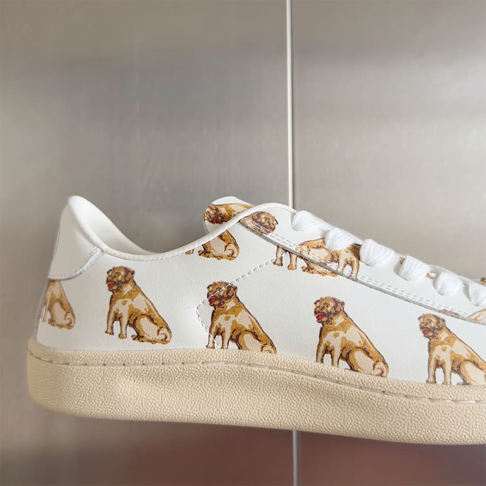 VALENTINO ROYCO Women s  LE CHAT DE LA MAISON  Patterned Soft Calfskin Sneakers - Top Club