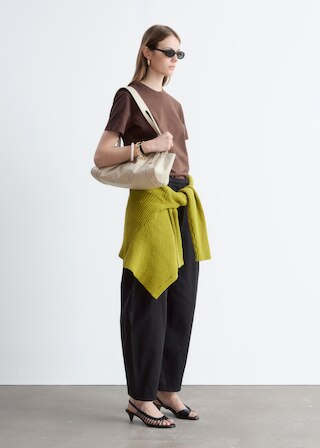& Other Stories COTTON CREW-NECK T-SHIRT