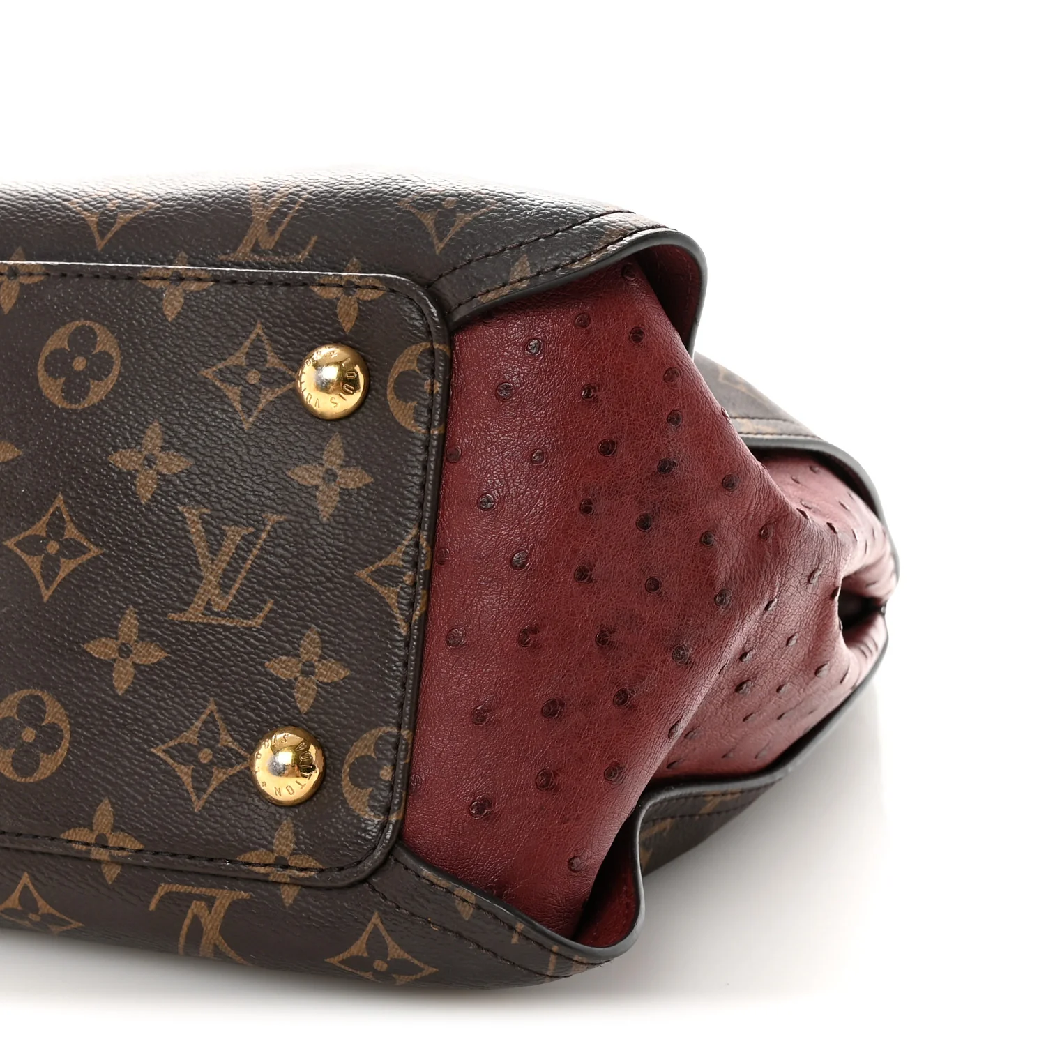Monogram Python Ostrich Gaia Bordeaux - Top Club