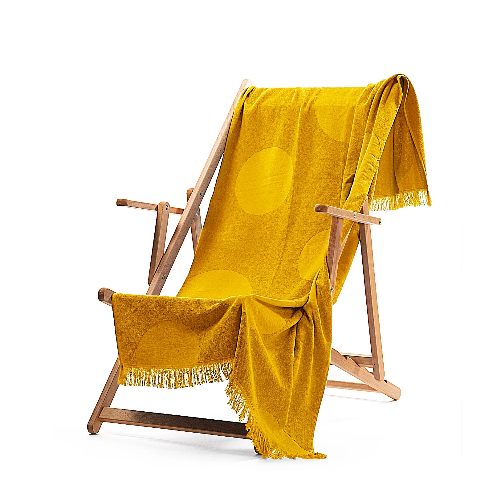 Telo Mare In Microfibra Bahia Cm. 90X180 Giallo Caleffi Home