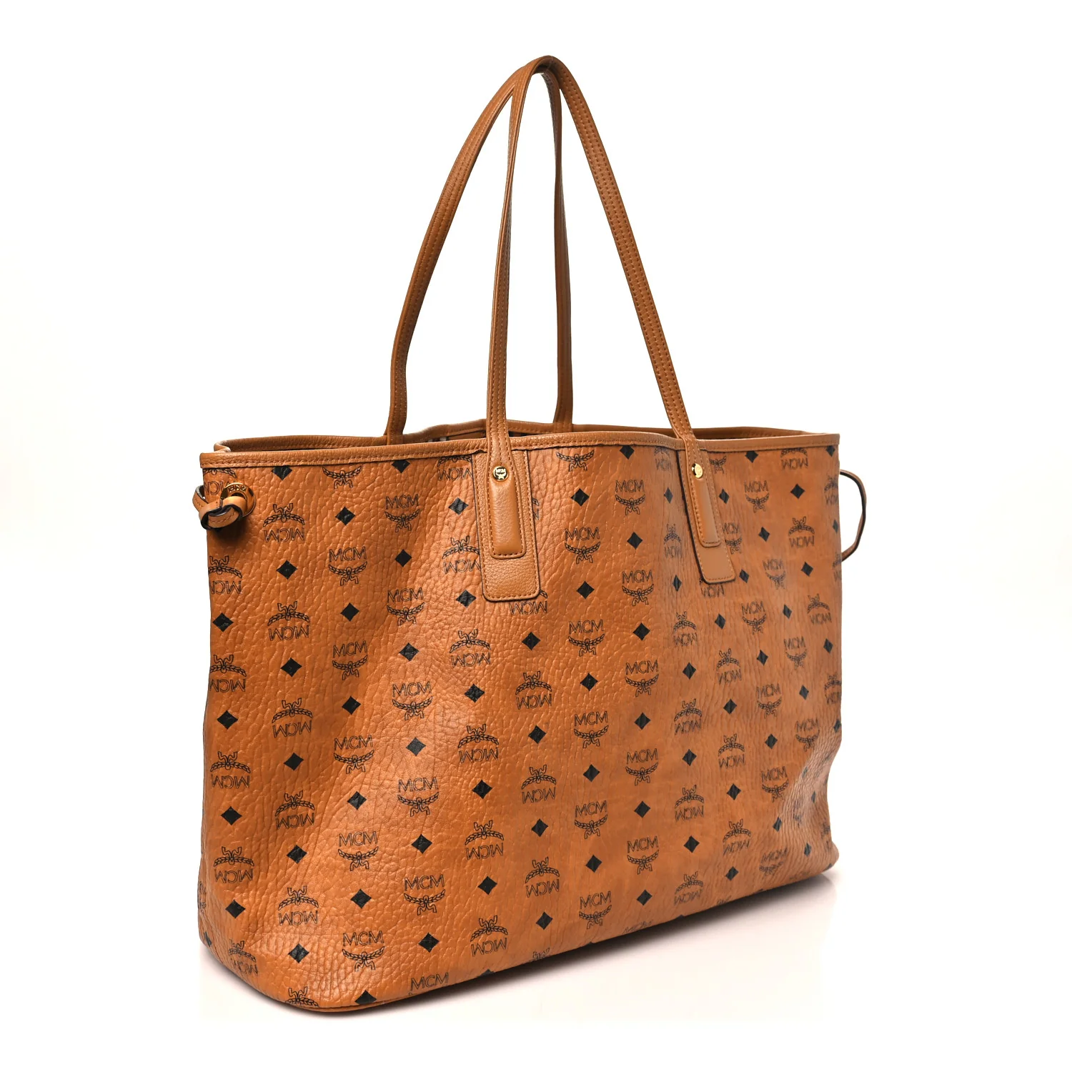 Visetos Large Liz Reversible Shopper Tote Cognac - Top Club