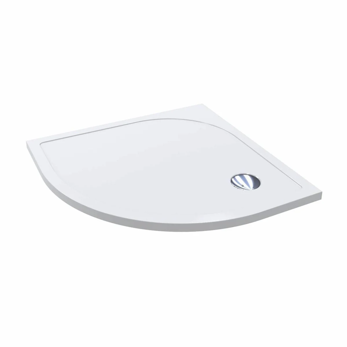 Luxury shower tray high gloss white 79.4 cm - bathroom interior