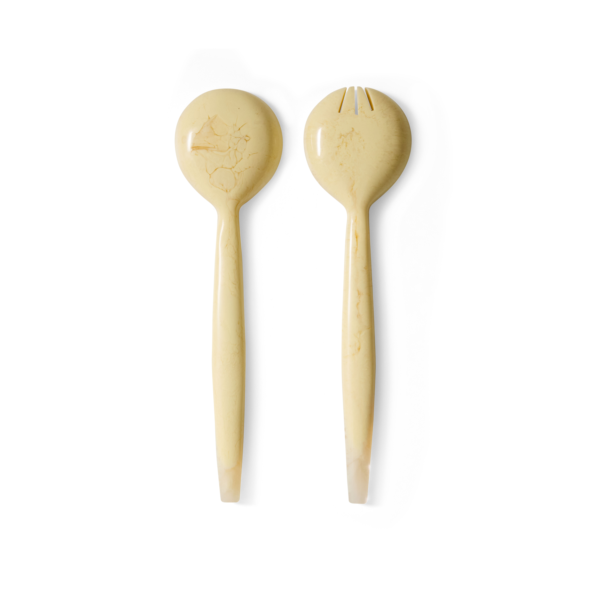 Saladebestek vanilla - set van 2
