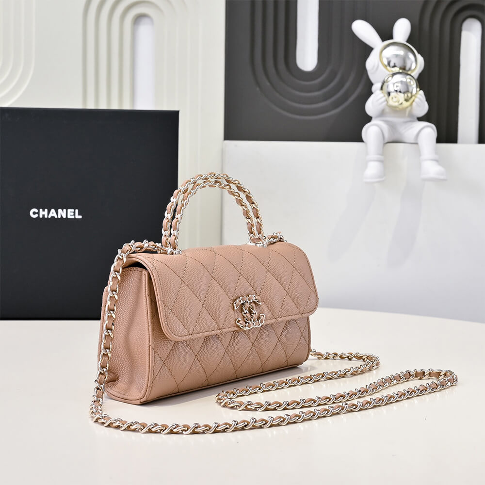 Chanel Flap Phone Holder with Chain(HIGH-END GRADE) - Top Club