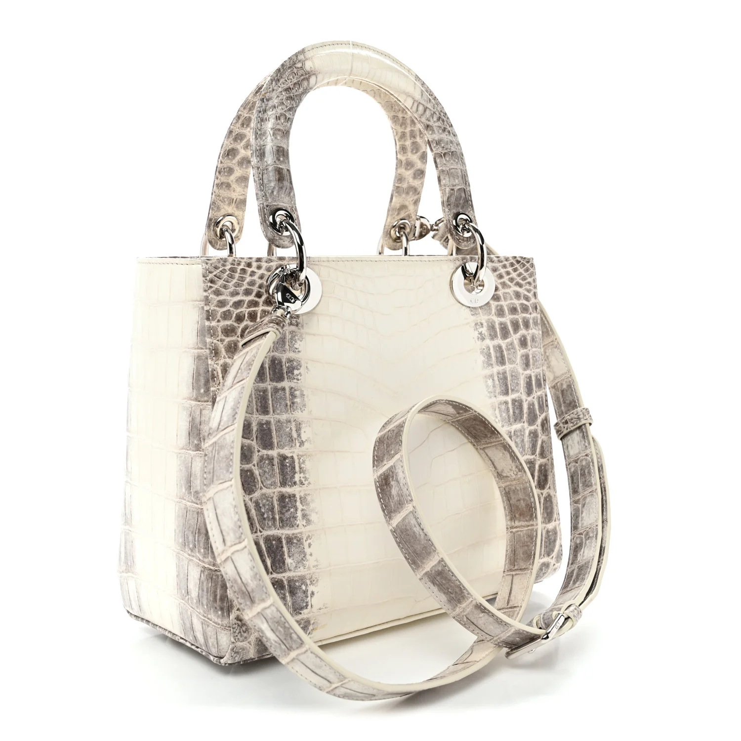 Niloticus Crocodile Himalaya Medium Lady Dior Latte - Top Club