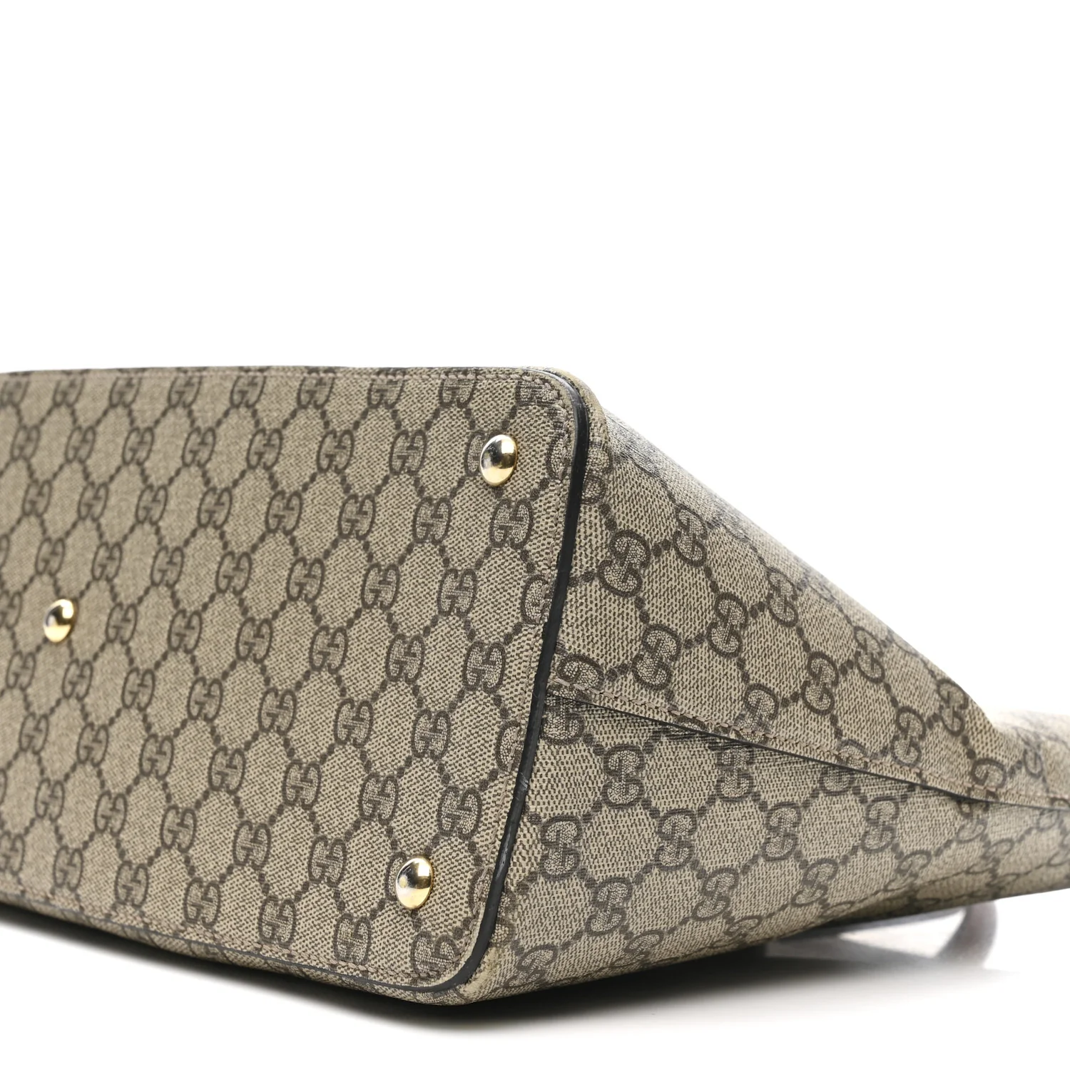 GG Supreme Monogram Small Zip Top Tote Beige Tuscany - Top Club