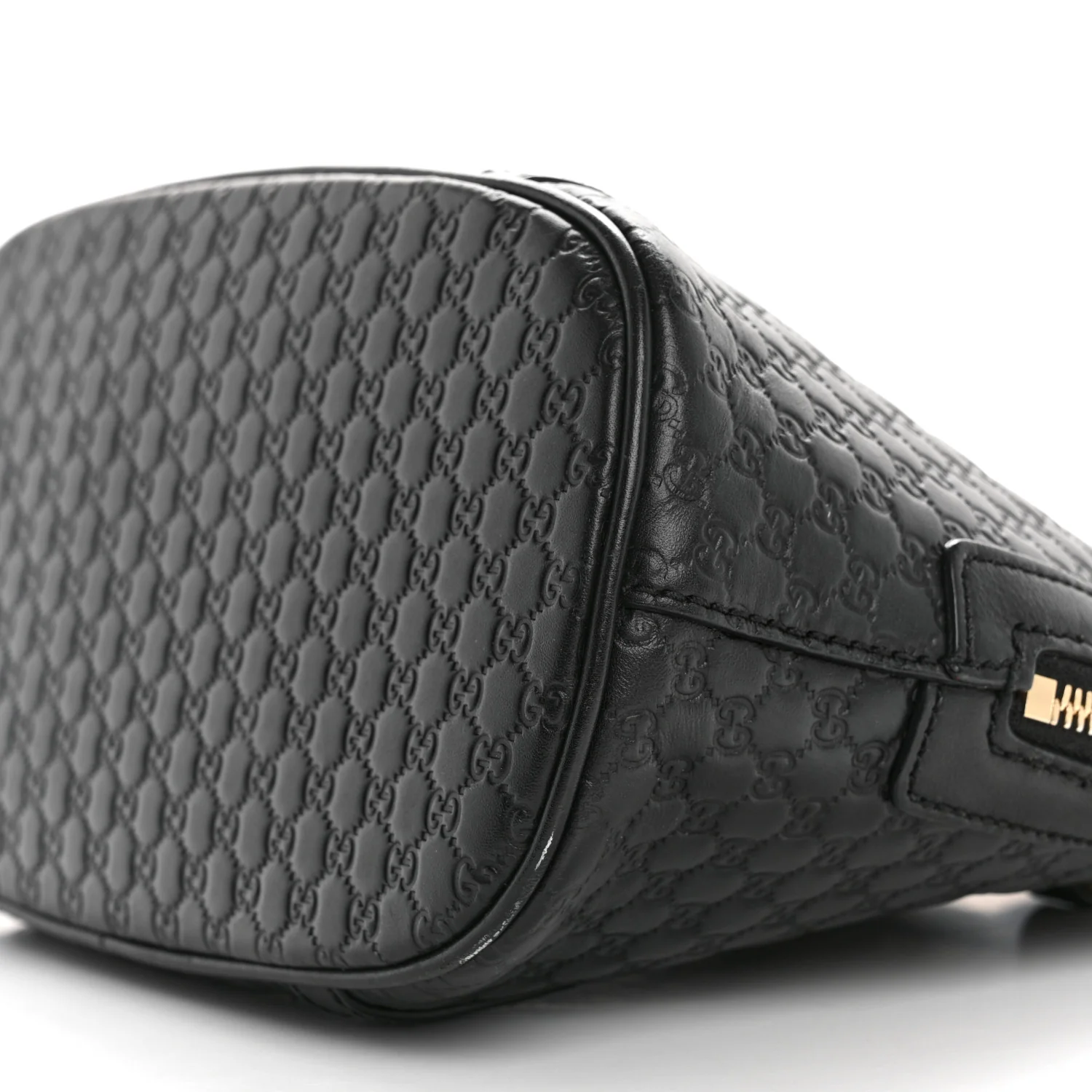 Microguccissima Mini Dome Bag Black - Top Club
