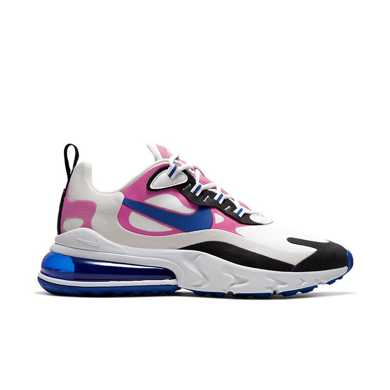 Wmns Air Max 270 React  White Fuchsia Blue  CI3899-100 - Sneaker Replica Workshop