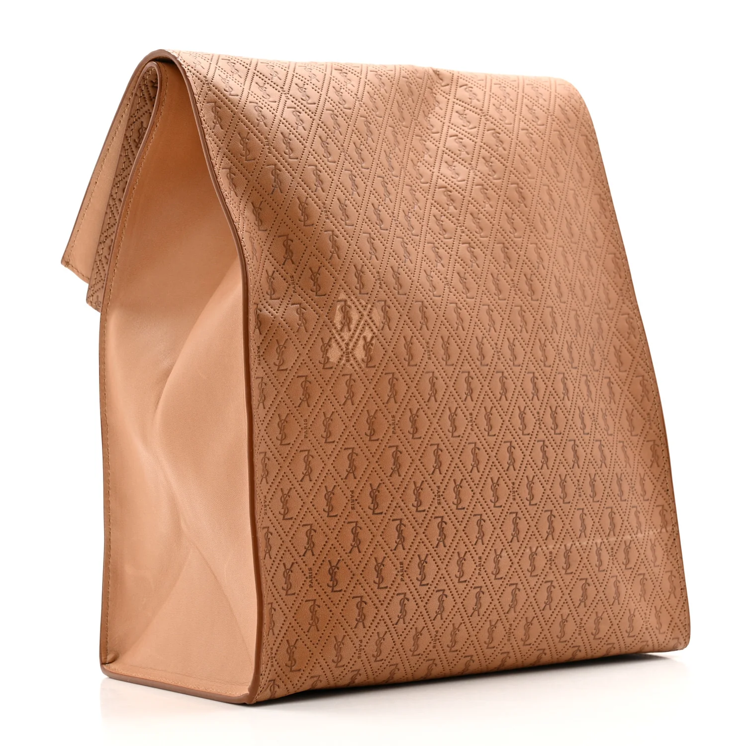 Calfskin Monogram Deli Paper Bag Vintage Beige - Top Club