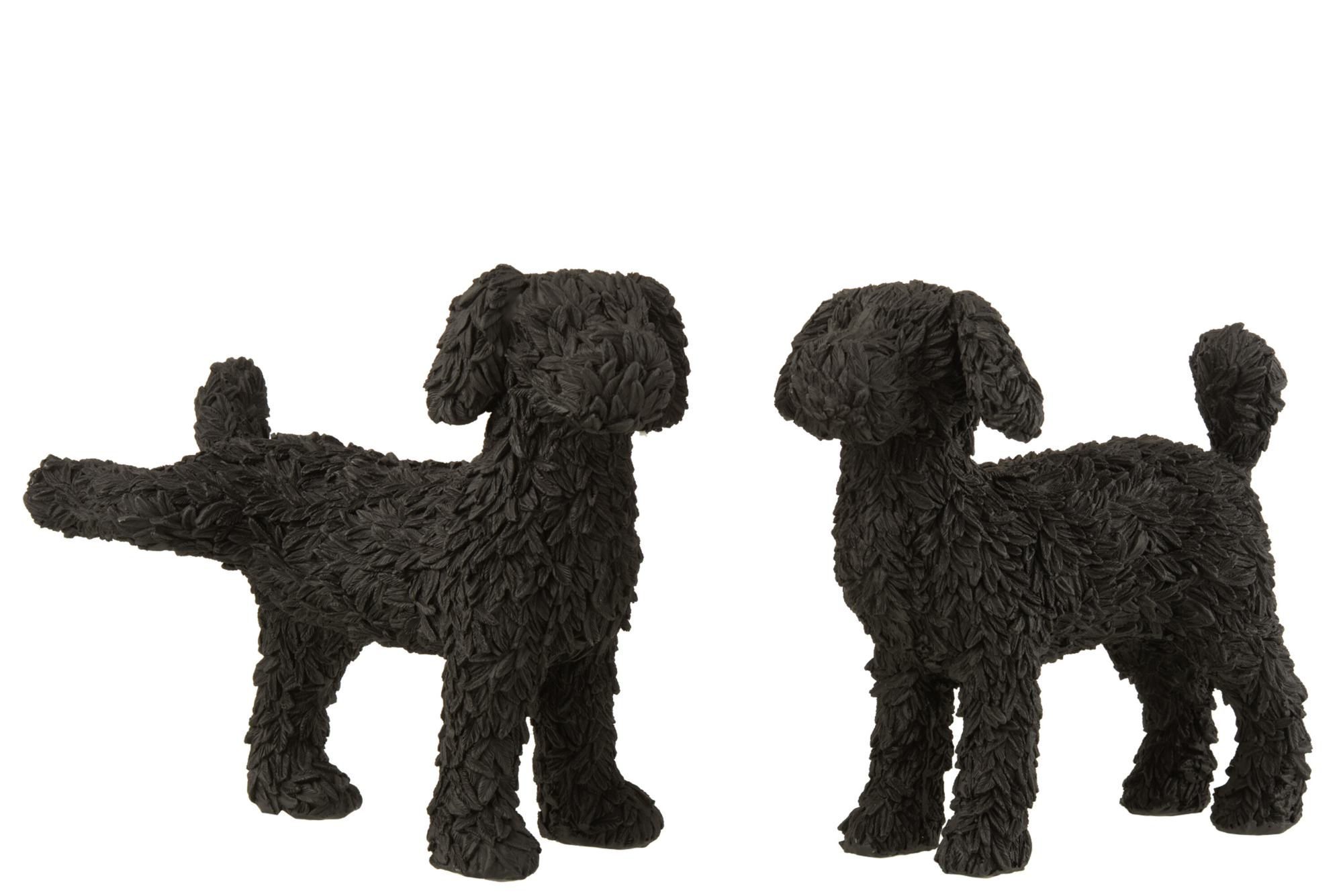 Hond Max Poly Zwart set van 2