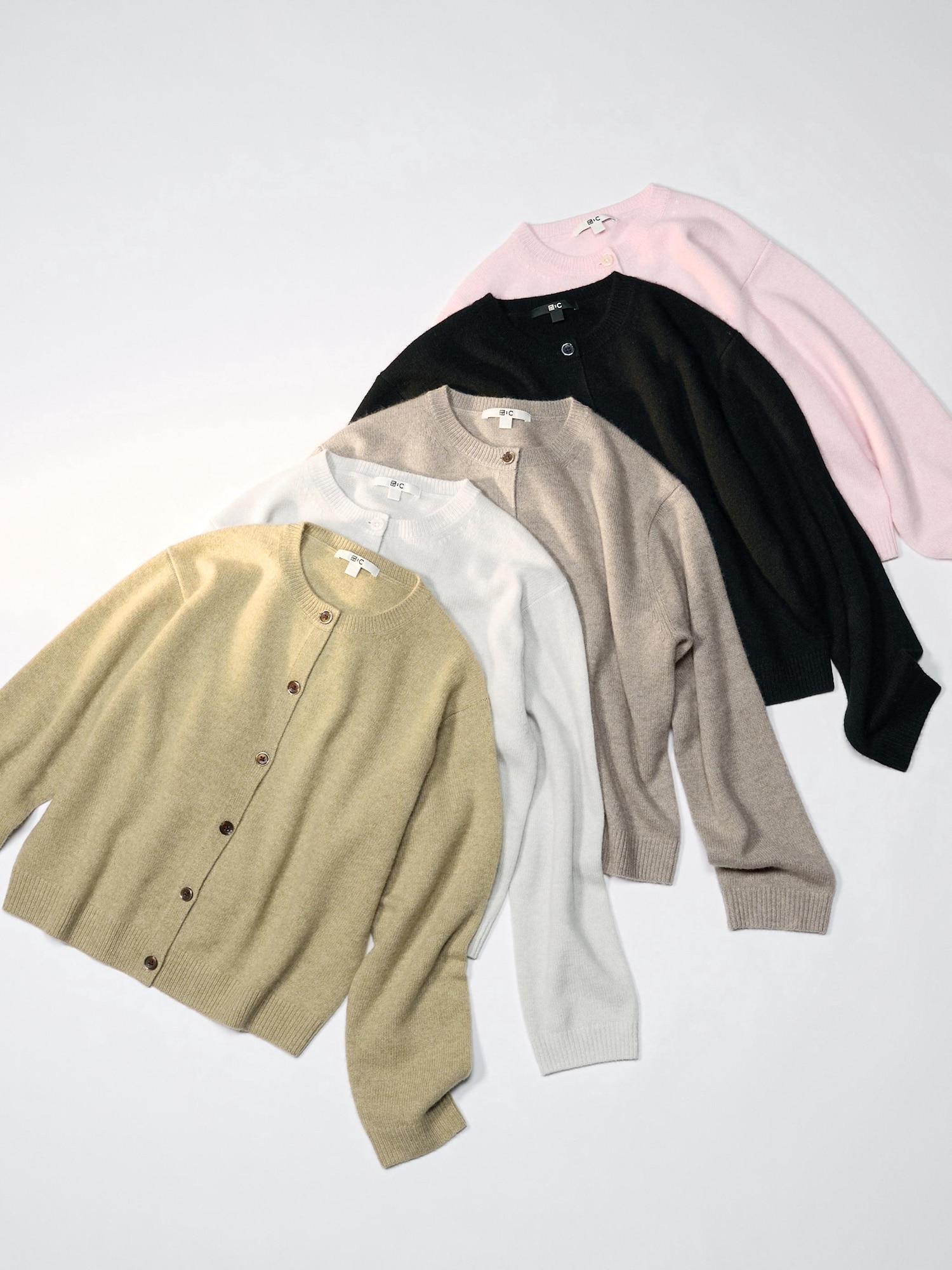 UNIQLO : C 100% Cashmere Crew Neck Short Cardigan