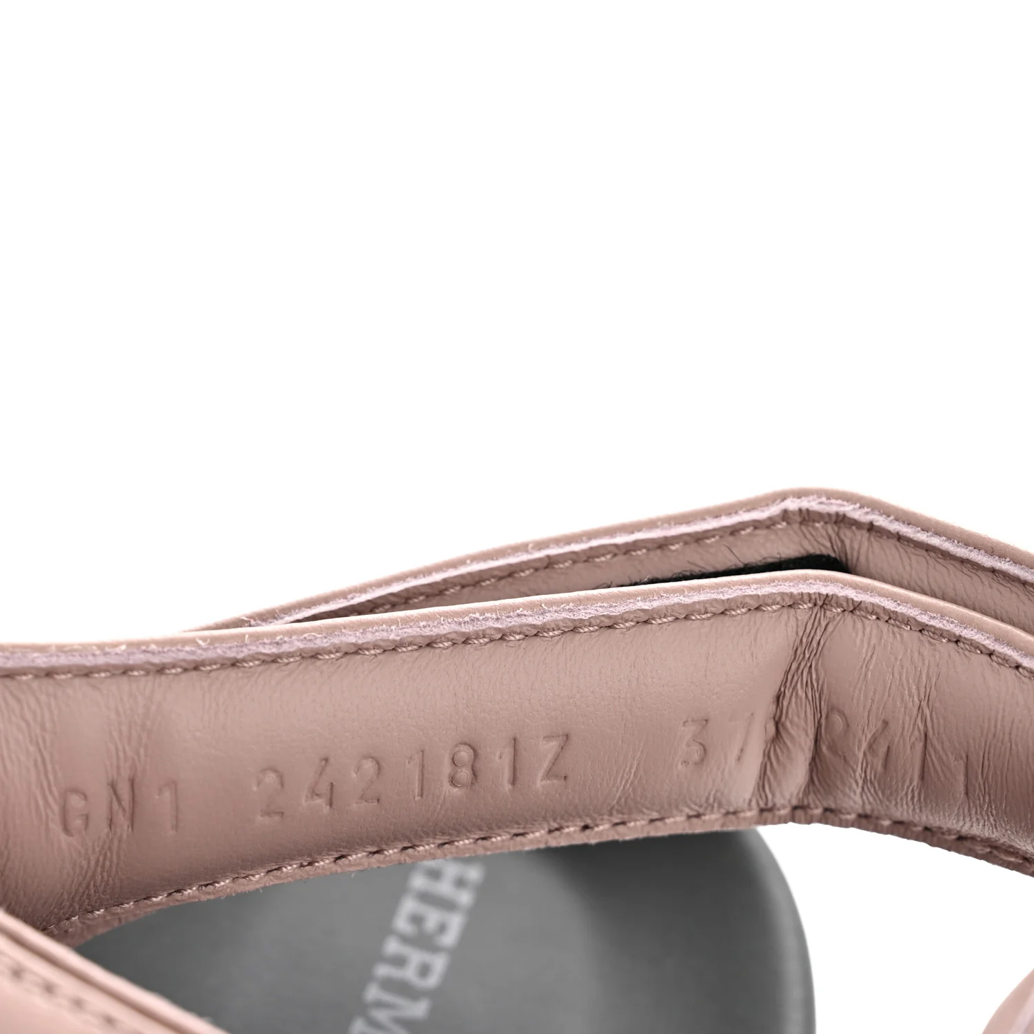 Lambskin Junior Womens Sandals 37.5 Rose Pale - Top Club