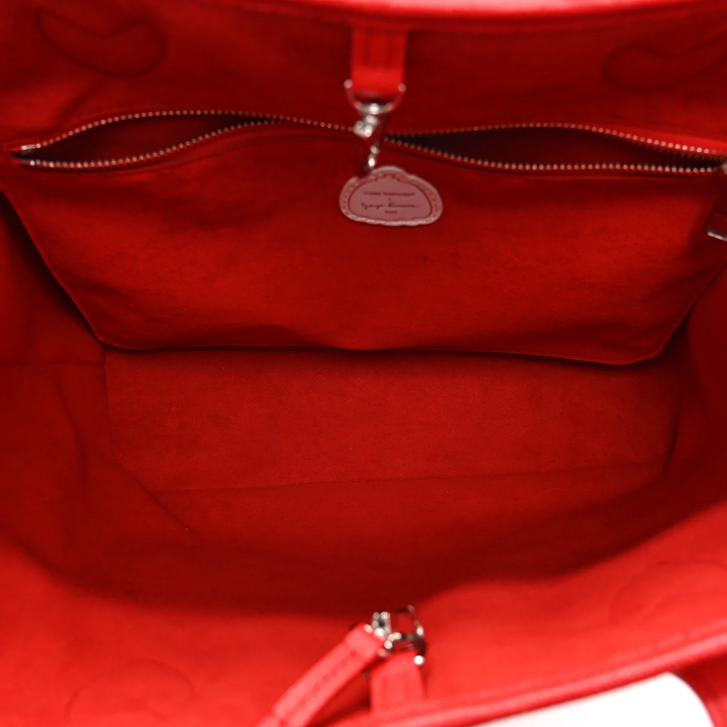 LV X YK Empreinte Infinity Dots Neverfull MM Rouge White - Top Club
