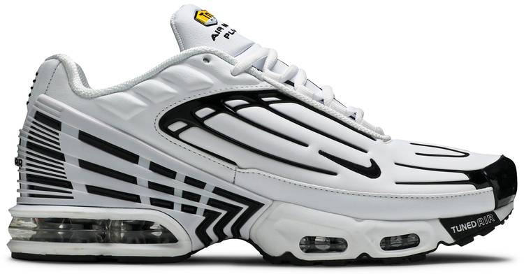 Air Max Plus 3 Leather  White Black  CK6716-100 - Sneaker Replica Workshop