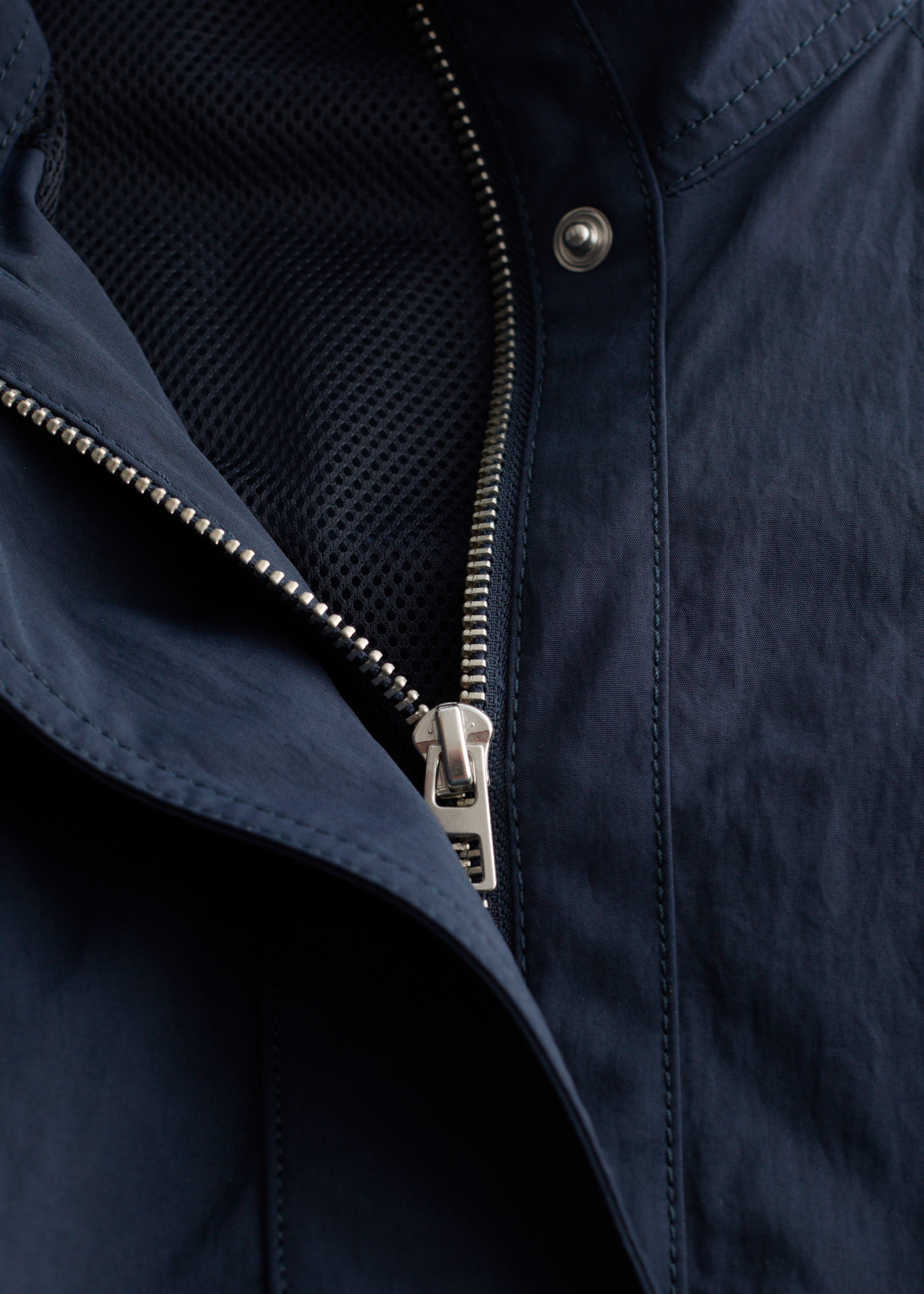 & Other Stories STAND-COLLAR DRAWSTRING JACKET