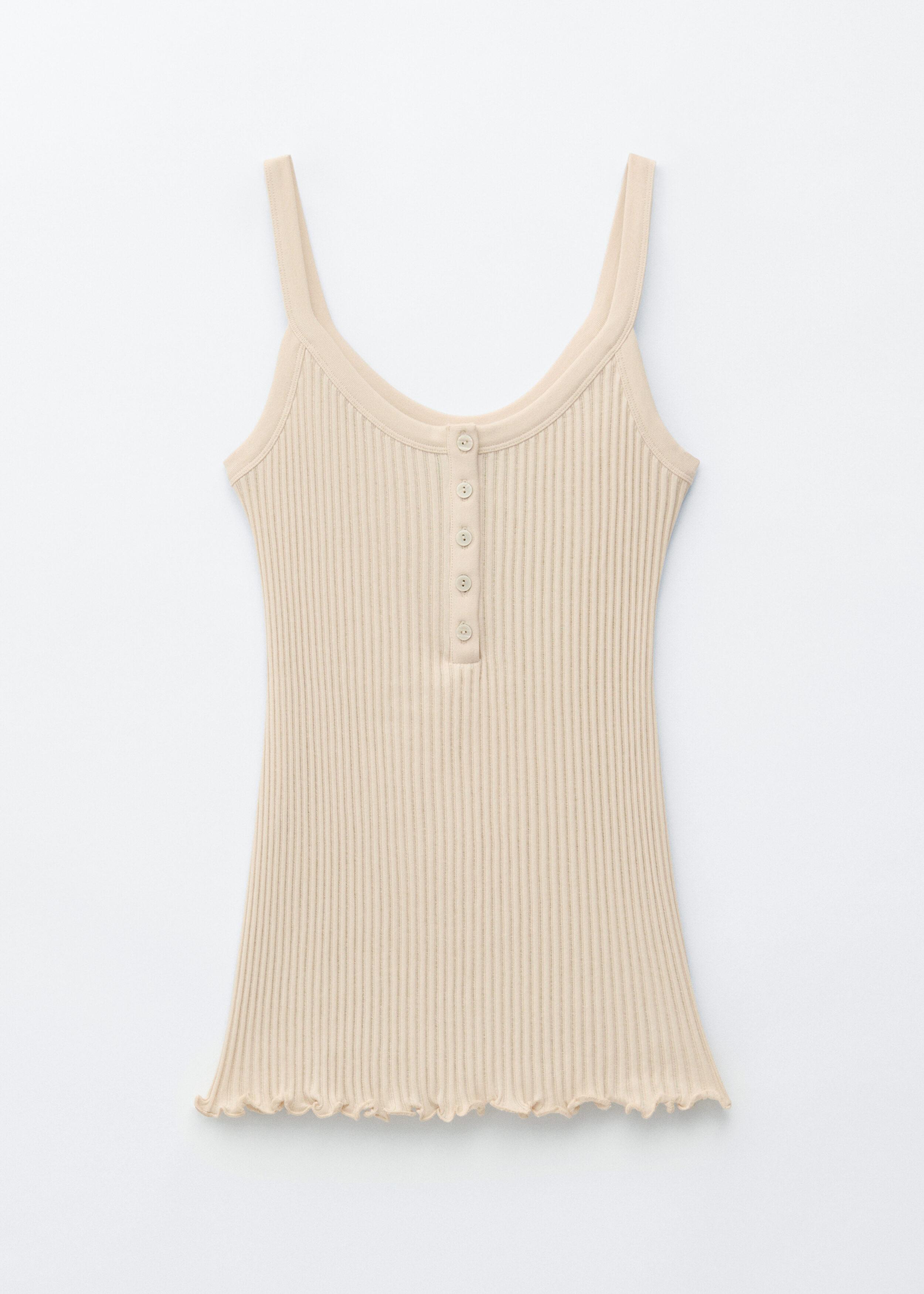 & Other Stories SCALLOPED TANK TOP