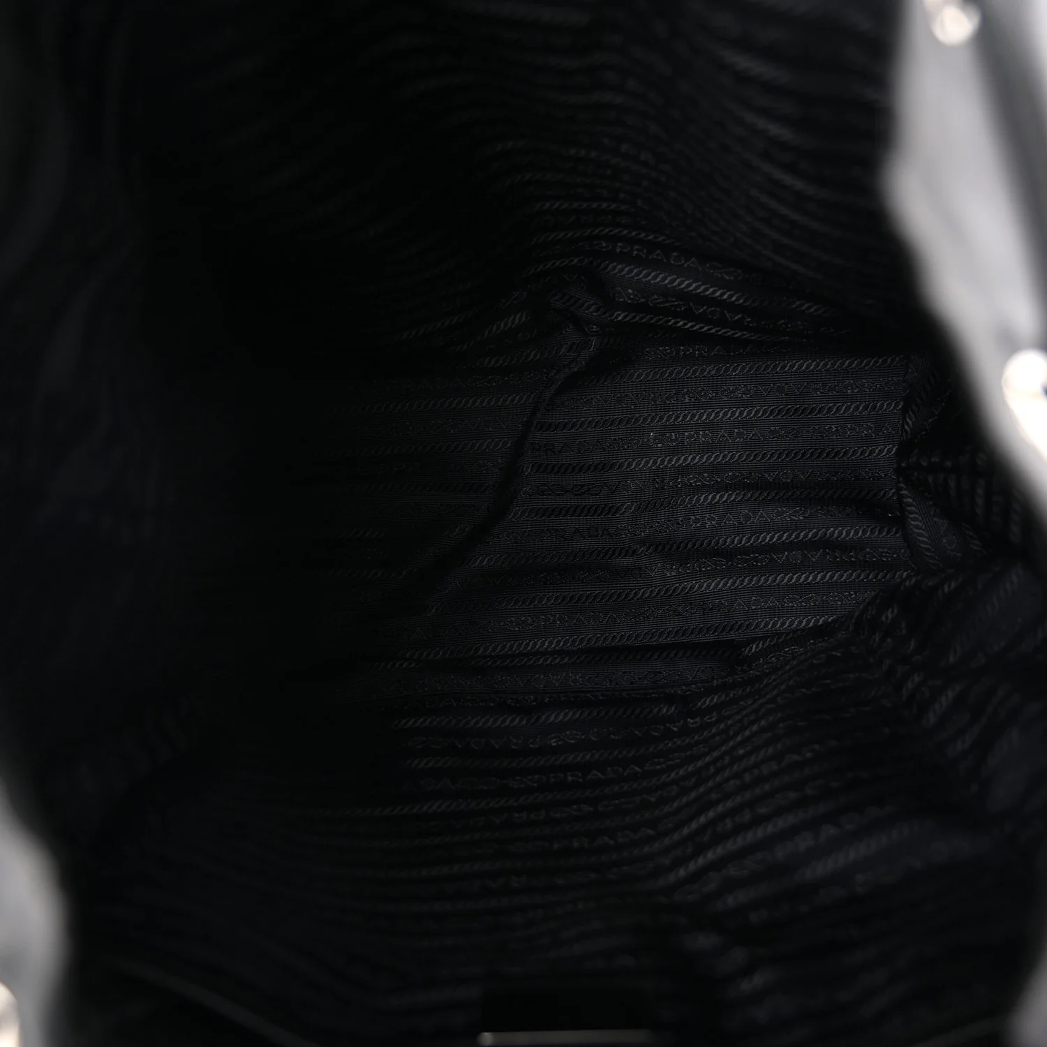 Tessuto Nylon Saffiano Medium Backpack Black - Top Club