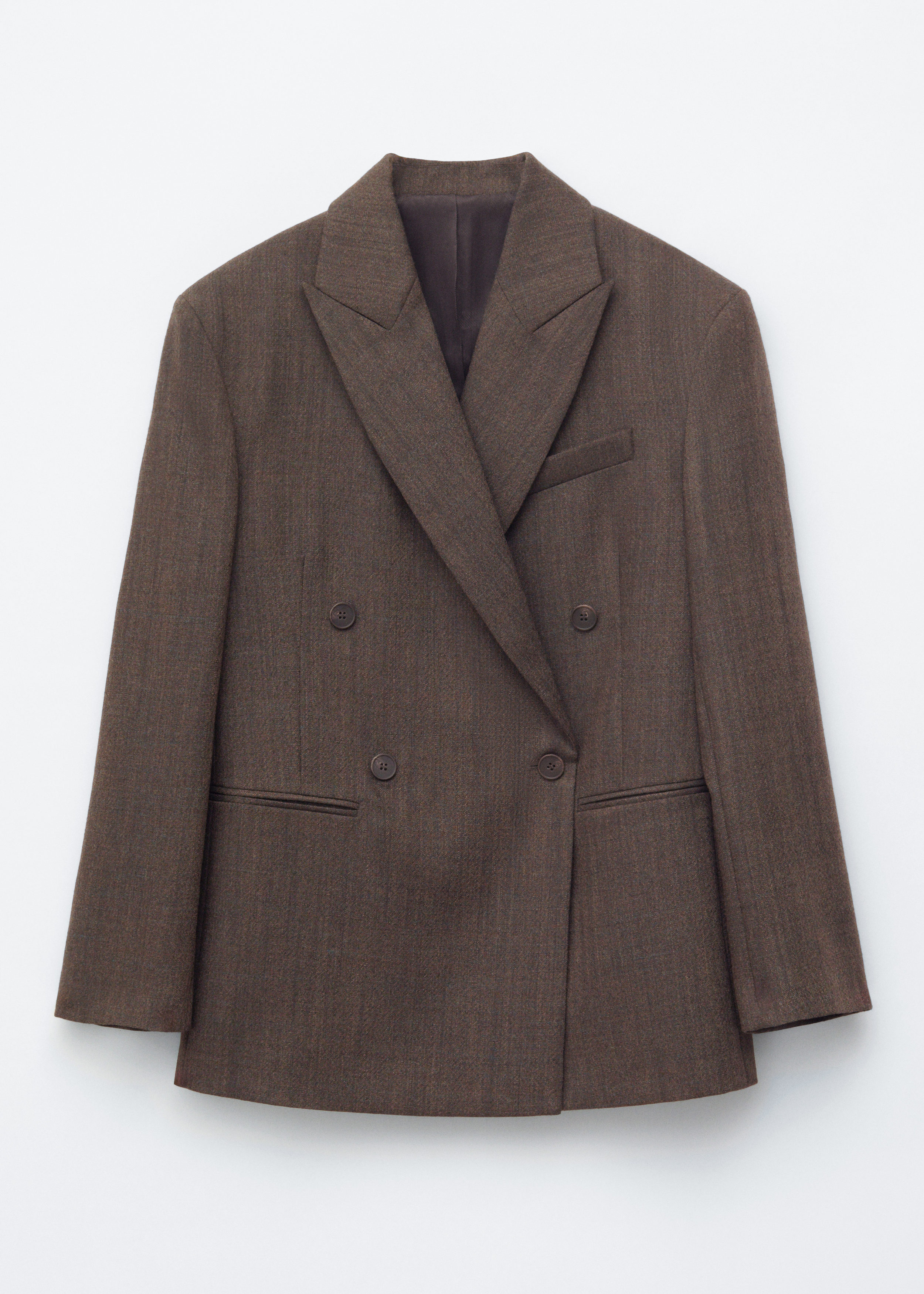 & Other Stories DOUBLE-BREASTED WOOL BLAZER