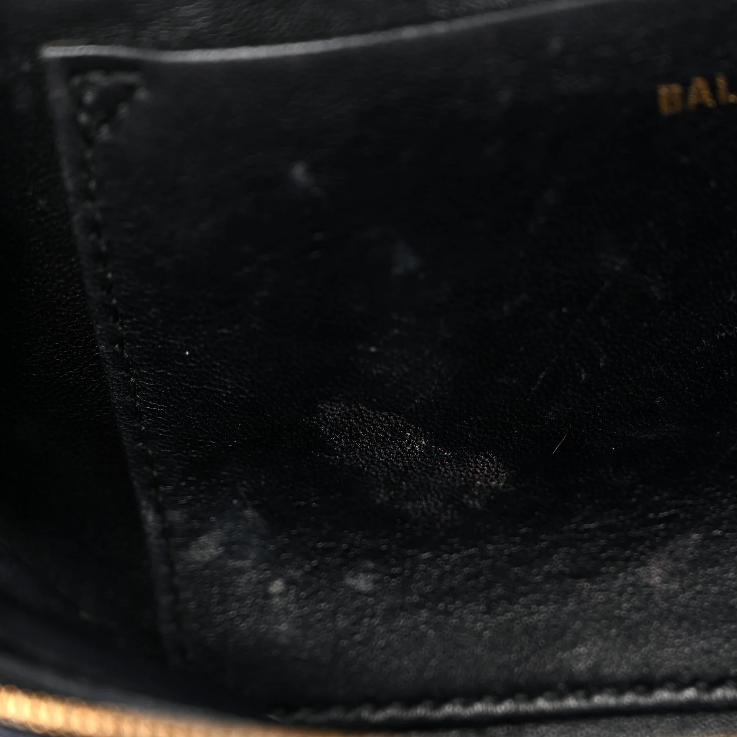 Crushed Velvet Logo Embossed XXS Souvenir Belt Bag Black - Top Club
