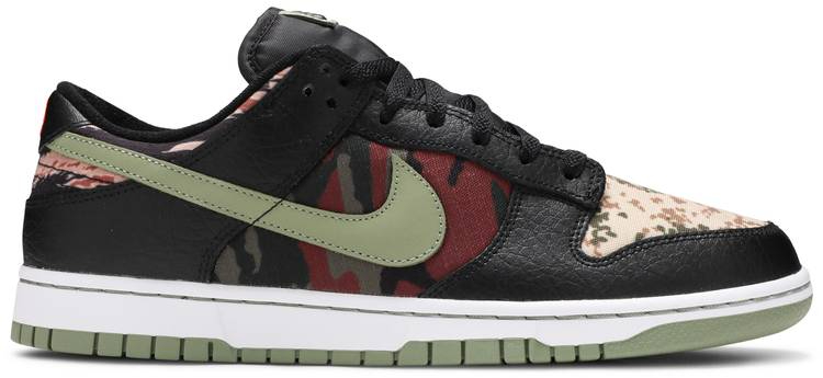 Dunk Low SE  Black Multi-Camo  DH0957-001 - Sneaker Replica Workshop