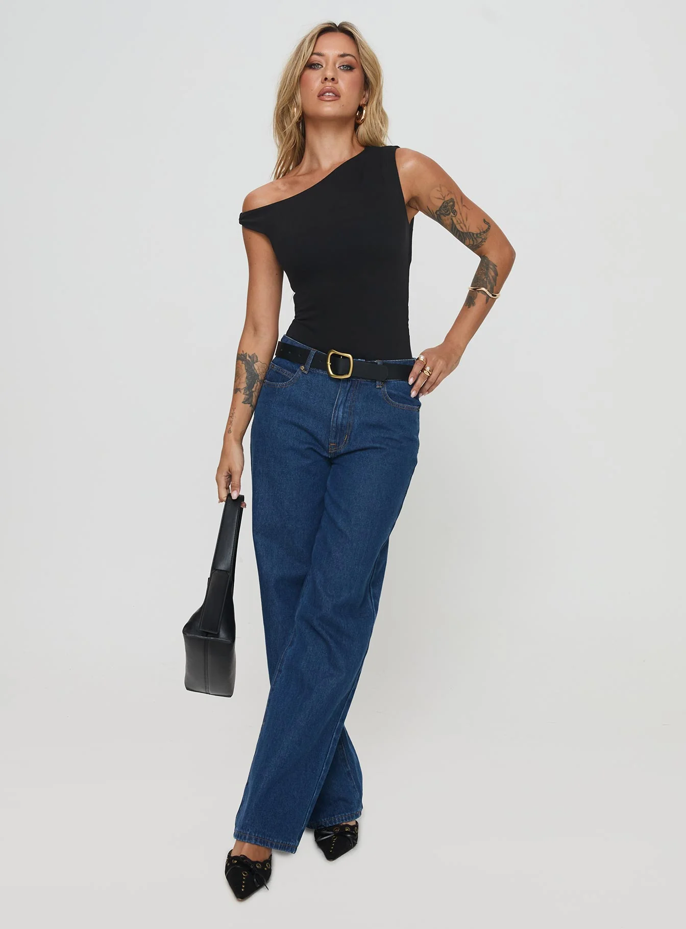 Miyako Bodysuit Black Tall