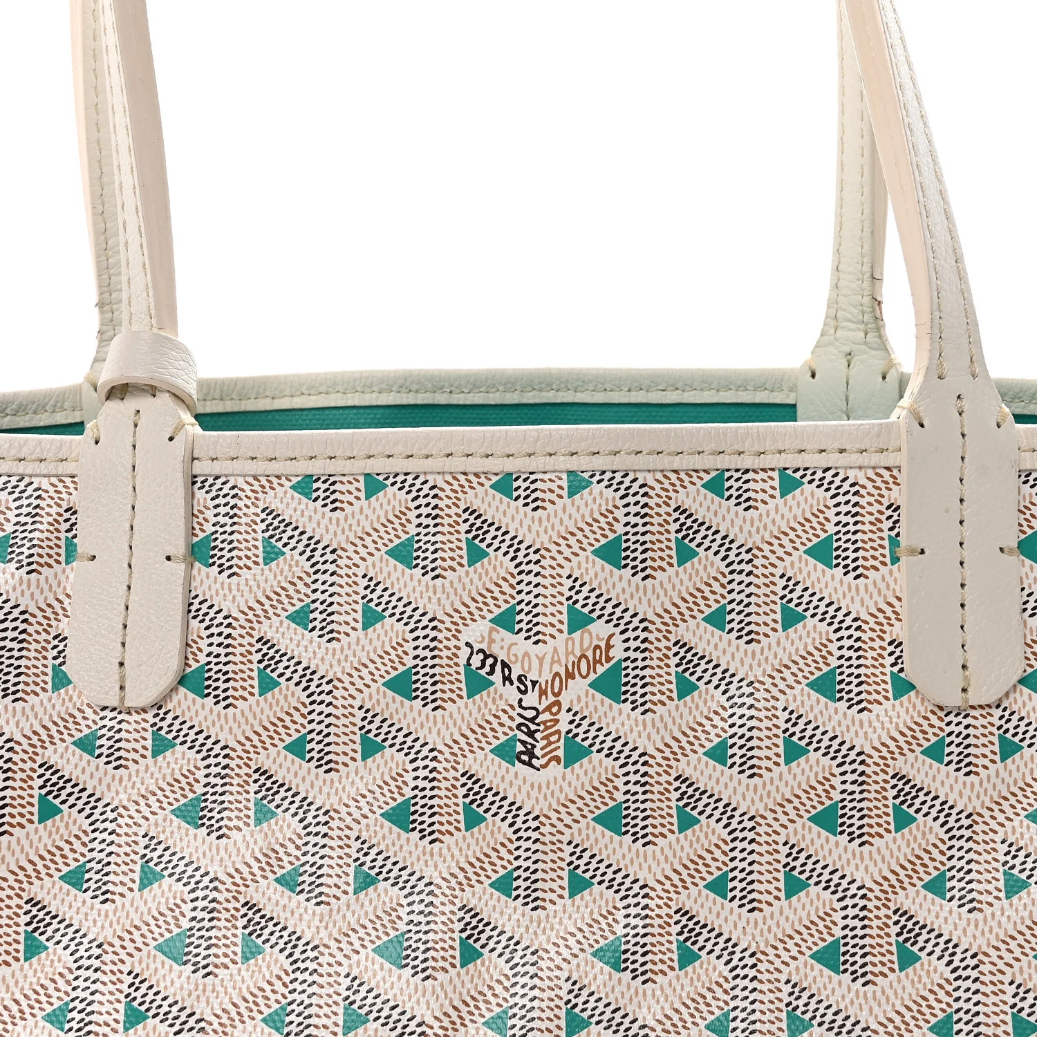 Goyardine Saint Louis Claire Voie PM White Opaline - Top Club