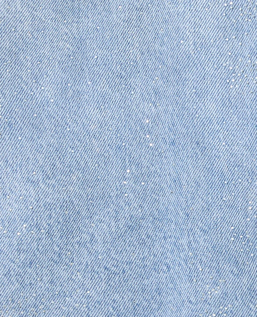 Pimkie Short en jean taille haute avec mini strass