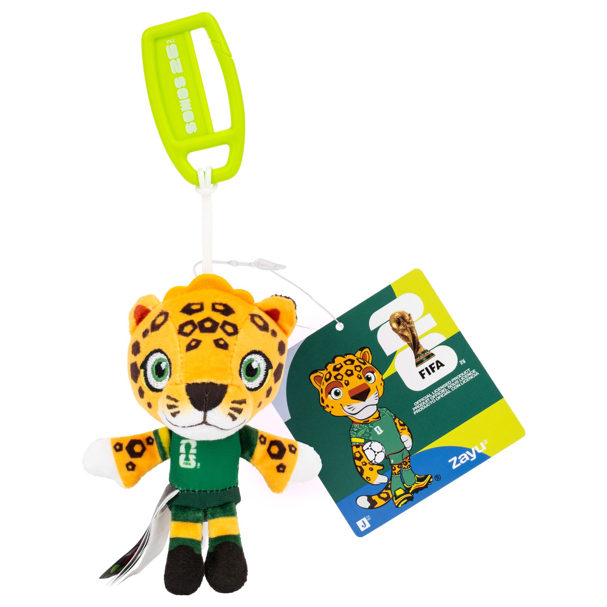 2026 World Cup 4" Plush Mexico Mascot Keychain