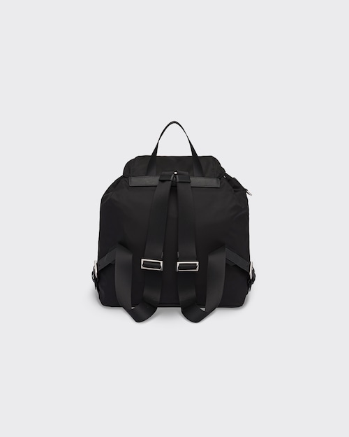 PP Re-Nylon medium backpack- Black - Top Club