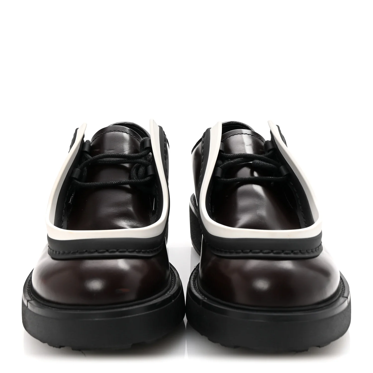 Spazzolato Rois Monolith 55mm Derby Loafers 8 Dark Brown Black - Top Club